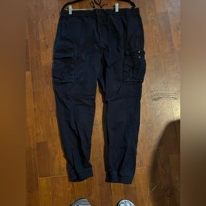 Navy blue cargo pants size large. Made by Goodfellow and Co